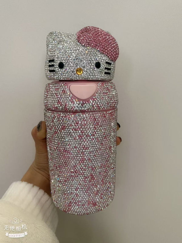 hellokitty hand-tiled thermos cup cute looking brick will not fall